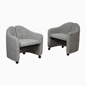 PS142 Armchairs by Eugenio Gerli for Tecno, 1960s, Set of 2