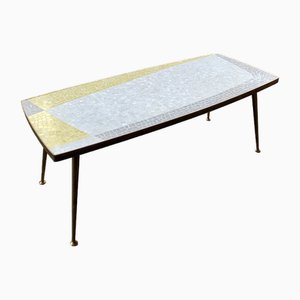 Mid-Century Coffee Table in Copper-Brass, 1960s
