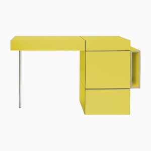 Gelber Boxbox Schreibtisch von Moca