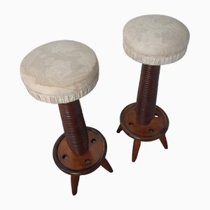 Set of Stools attributed to Osvaldo Borsani, 1950s