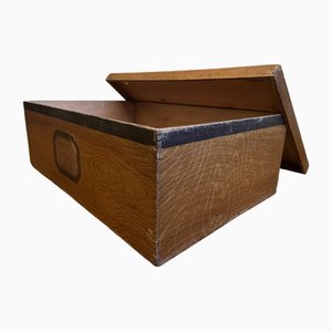 Caja para sombreros de madera, años 30