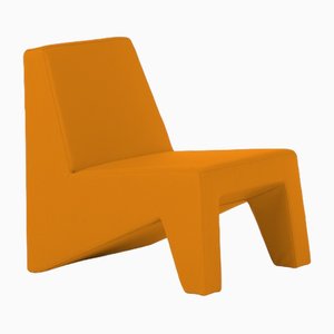 Chaise Cubic Orange par Moca