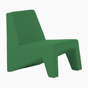 Chaise Cubic Verte par Moca