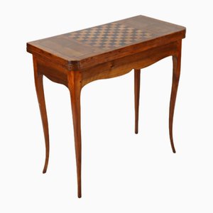 Cherrywood and Walnut Card Table, 1830s