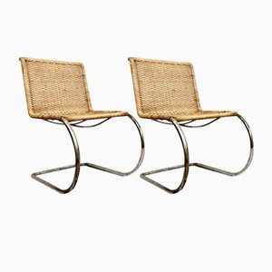 MR10 Stühle von Mies Van Der Rohe für Thonet, 1960er, 2er Set