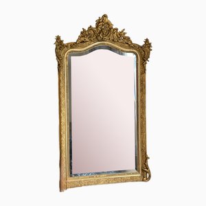 Louis XV Spiegel in goldenen Regalen