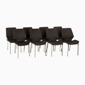 Chaises 610 en Tissu Anthracite de Rolf Benz