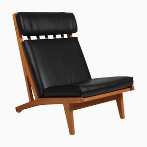 Model GE-375 Lounge Chair attributed to Hans J. Wegner for Getama, 1960s