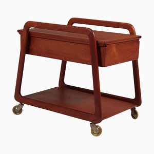 Sewing Cart by Henning Wind Hansen for Sika Furniture, 1960s