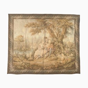 Mid-Century Aubusson French Jacquard Tapestry., 1970s