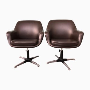 Set of Office Armchairs by Olli Mannermaa for Cassina, 1960s
