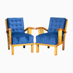 Art Deco Armchairs, 1908, Set of 2