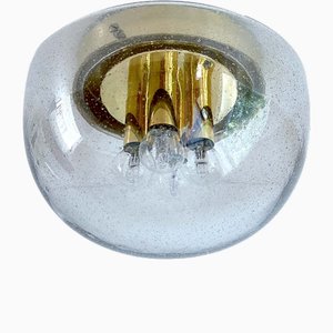 Ceiling Light in Glass from Limburg, 1970s