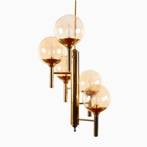 Scandinavian Modern Chandelier by Svend Mejlstrøm for Mejlstrøm Lighting, 1960s