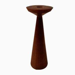 Large Teak Candleholder from Anri Form, Italy, 1960s