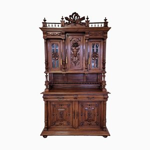 Mueble renacentista Enrique II de nogal, siglo XIX