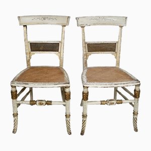 Regency Cane Side Chairs, 1810, Set of 2
