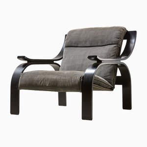 Woodline Lounge Chair by Marco Zanuso for Arflex, Italy, 1964