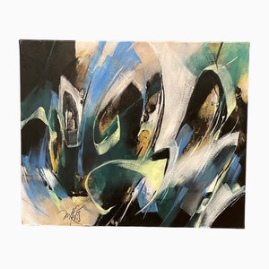 Mabris, Sensations, 2017, Huile sur Toile