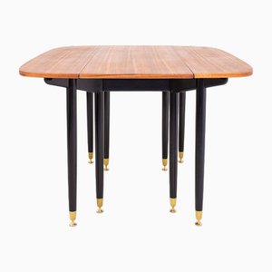 Restored Teakwood Dropleaf Dining Table by E Gomme for G-Plan, 1950s