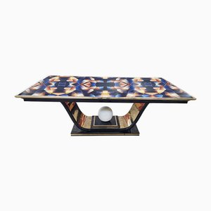 Art Deco Dining Table with Backlit Top