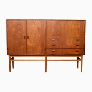 Credenza in teak di O Bank Larsen, Danimarca, anni '60