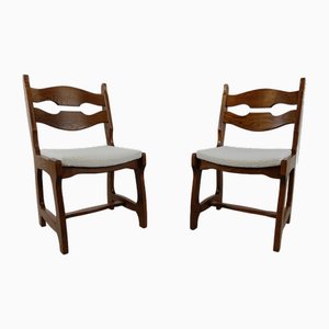 Vintage Brutalist Dining Chairs, 1960s, Set of 6