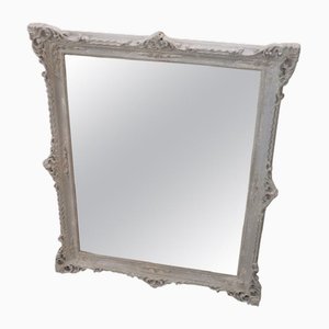 Lacquered Wood Wall Mirror