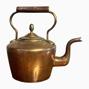 Antiker George III Wasserkocher aus Kupfer, 1800er