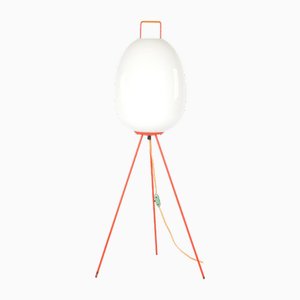 Space Age Egg Floor Lamp by Josef Hůrka for Napako, 1960s