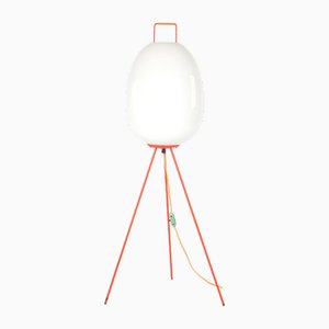 Space Age Egg Stehlampe von Josef Hůrka für Napako, 1960er