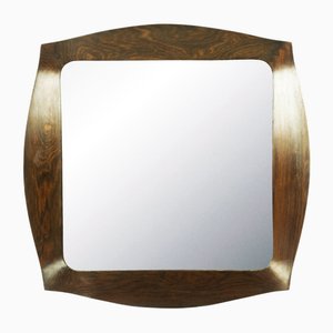 Savino Mirror in Rosewood by Campo E Graffi for Home, 1960s