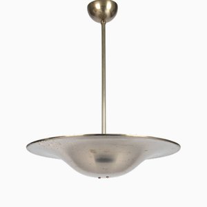 Lampada Bauhaus cromata attribuita a Franta Anyz, anni '30