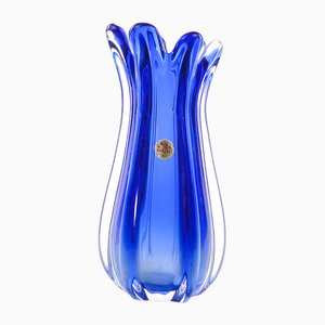 Italienische Mid-Century Vase aus Murano Glas von Made Murano Glass, 1950er
