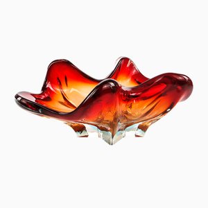 Italienische Mid-Century Schale von Murano Glassworks, 1950er
