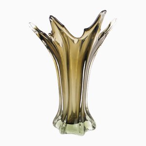 Italienische Mid-Century Vase aus Murano Glas von Made Murano Glass, 1950er