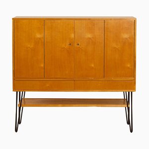 CM01 Storage Cabinet in Birch with Hairpin Legs by Cees Braakman for Pastoe, 1950s