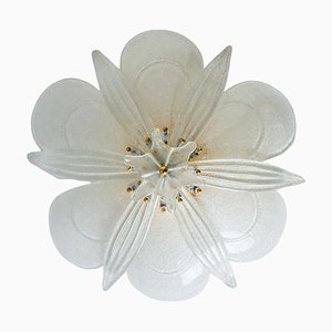 Flower Flush Mount in Murano Glass by Barovier & Toso, 1969