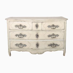 French Painted Serpentine Commode, 1780s