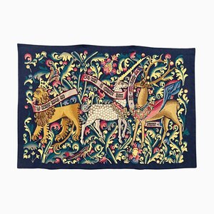 French Medieval Style Tapestry, 1940s