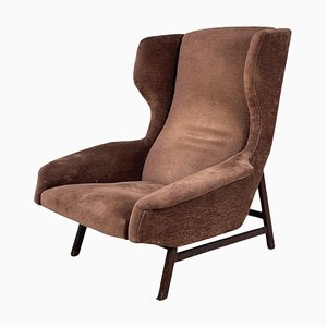 Italian Mid-Century Modern Model 877 Lounge Chair attributed to Gianfranco Frattini for Cassina, 1959