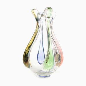 Vase von Hanna Machanovska für Mstisov Glassworks, Tschechoslowakei, 1960er