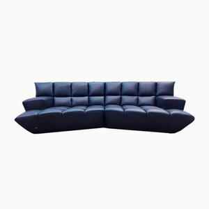 Cloud 7 Leather Sofa in Black from Bretz