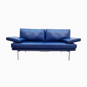 Living Platform Two-Seater Real Leather Sofa from Walter Knoll