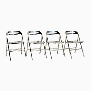 Stackable Yuko Chairs by Pierluigi Cerri for Desalto, Set of 4