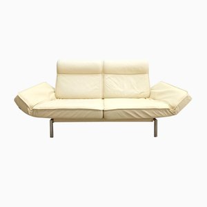 DS 450 Real Leather Sofa Two-Seater in Cream from de Sede