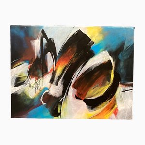 Mabris, Instant de bravoure, 2018, Huile sur Toile