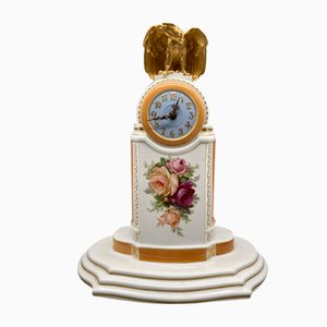 Reloj de chimenea de Max Schröder para KPM Berlin, Alemania, años 20