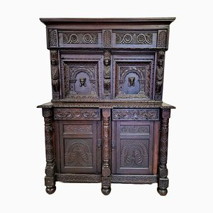 18th Centiry Carved Wood Cabinet