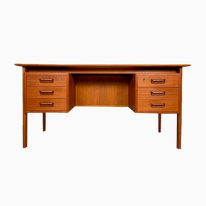 Vintage Danish Teak Writing Desk by Willy Sigh for H. Sigh & Søns Furniture Factory, 1960s
